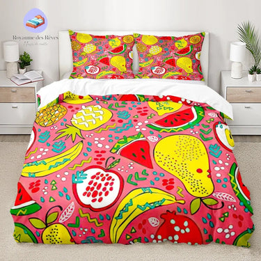 Housse de Couette Fruit Couleurs